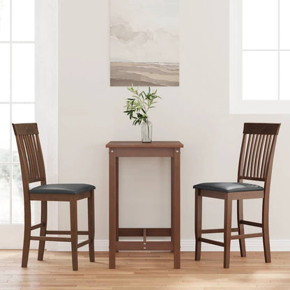 Taburetes De Bar Con Cojines, 2 Unidades, Madera Maciza Blanca, Goma