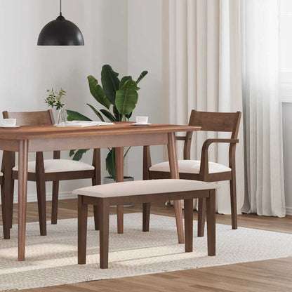Banco 90 Cm Madera Maciza Caucho