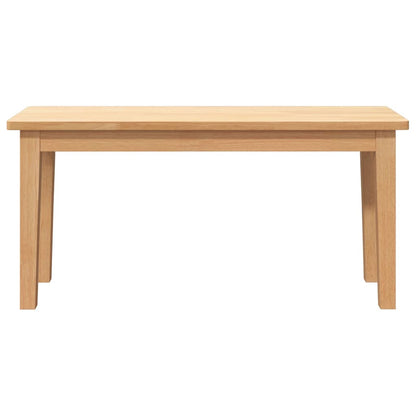 Banco 90 Cm Madera Maciza Caucho
