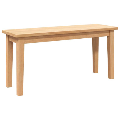 Banco 90 Cm Madera Maciza Caucho
