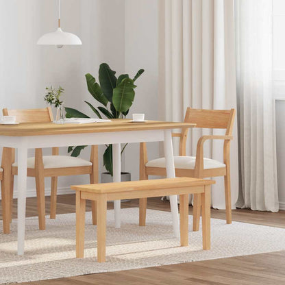 Banco 90 Cm Madera Maciza Caucho