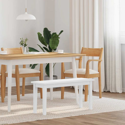 Banco 90 Cm Madera Maciza Caucho