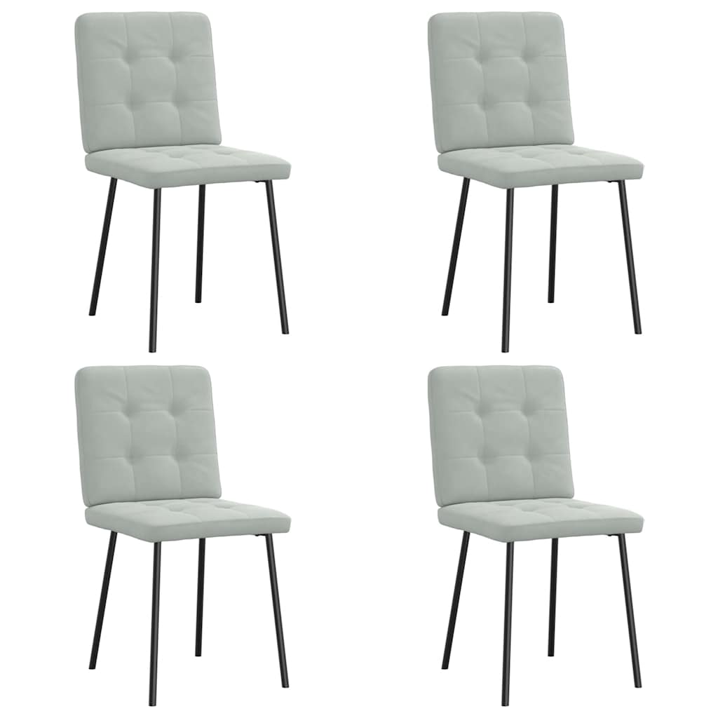 Sillas De Comedor 4 Unidades Terciopelo