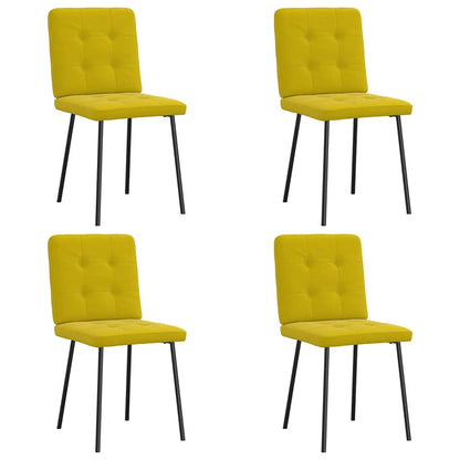 Sillas De Comedor 4 Unidades Terciopelo
