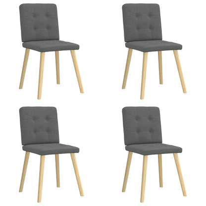 Sillas De Comedor 6 Unidades De Tela