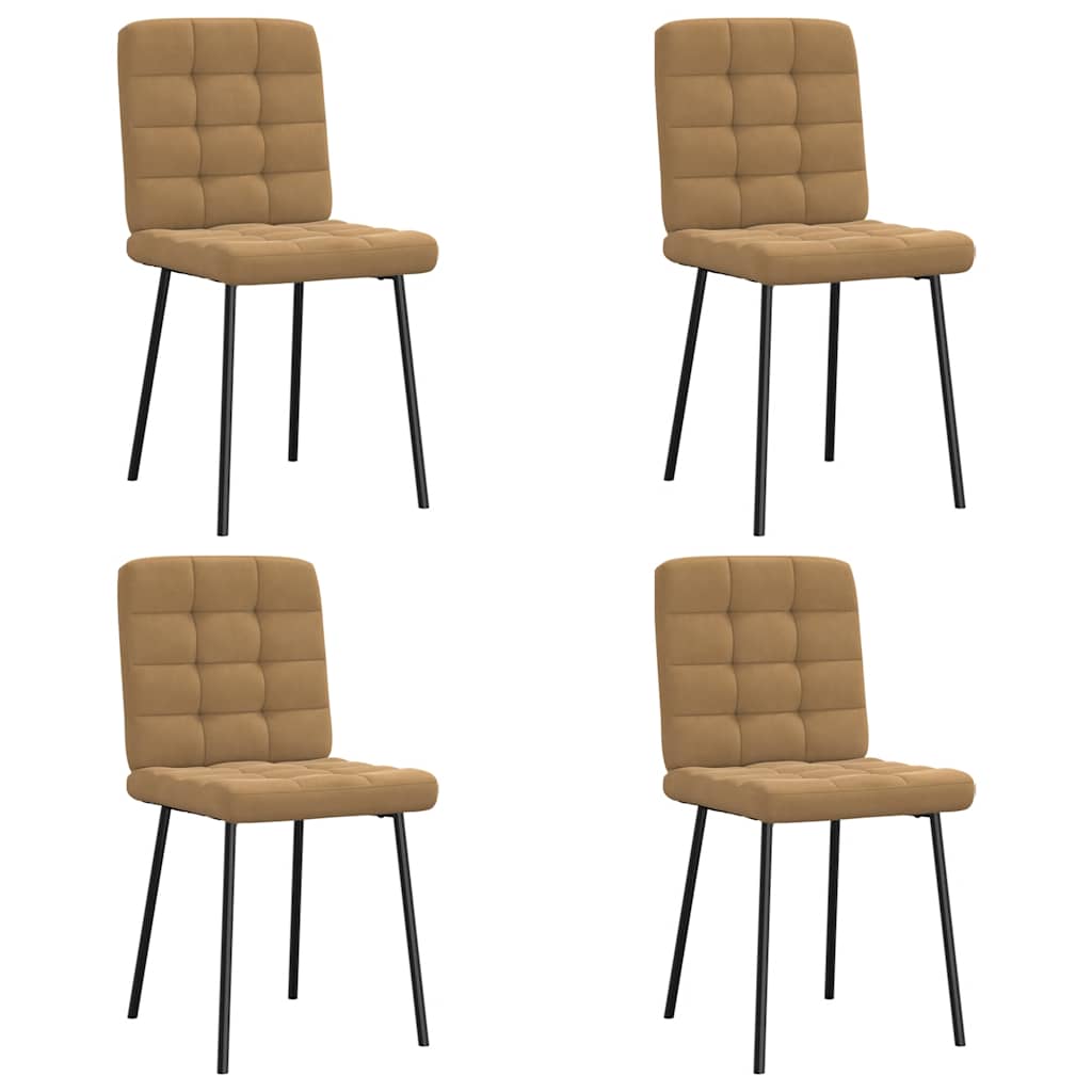 Sillas De Comedor Giratorias 6 Uds Terciopelo