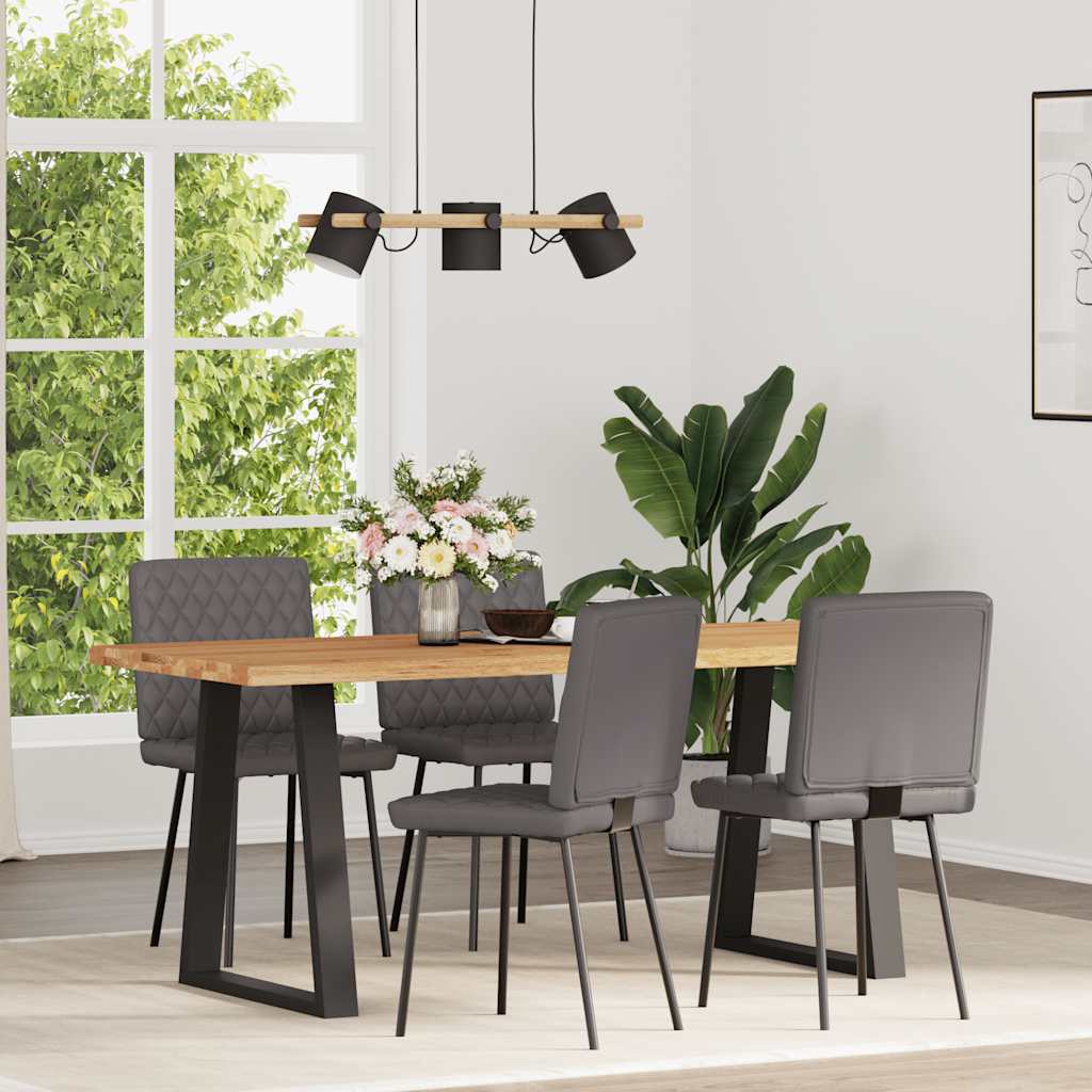 Sillas De Comedor 2 Unidades Cuero Sintético