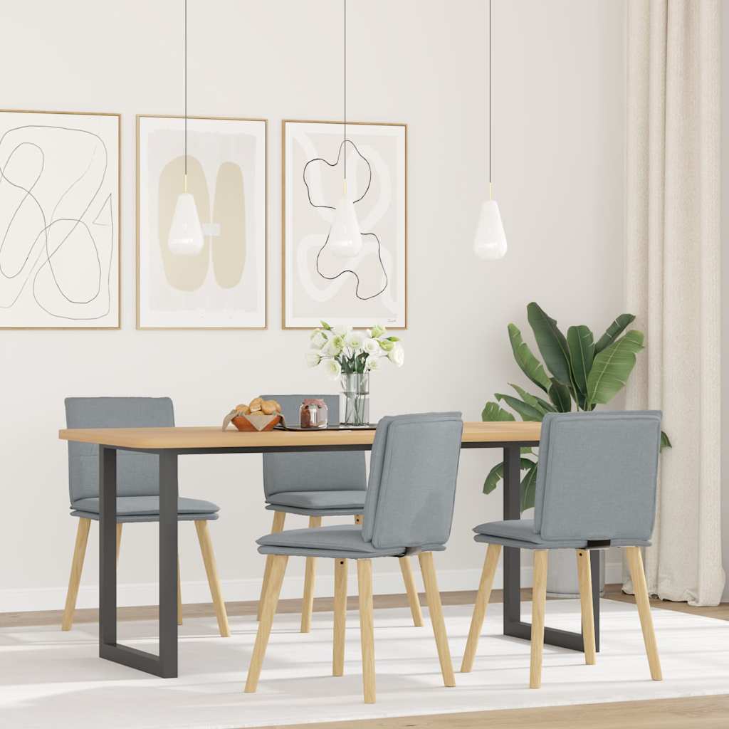 Sillas De Comedor 2 Unidades Tela