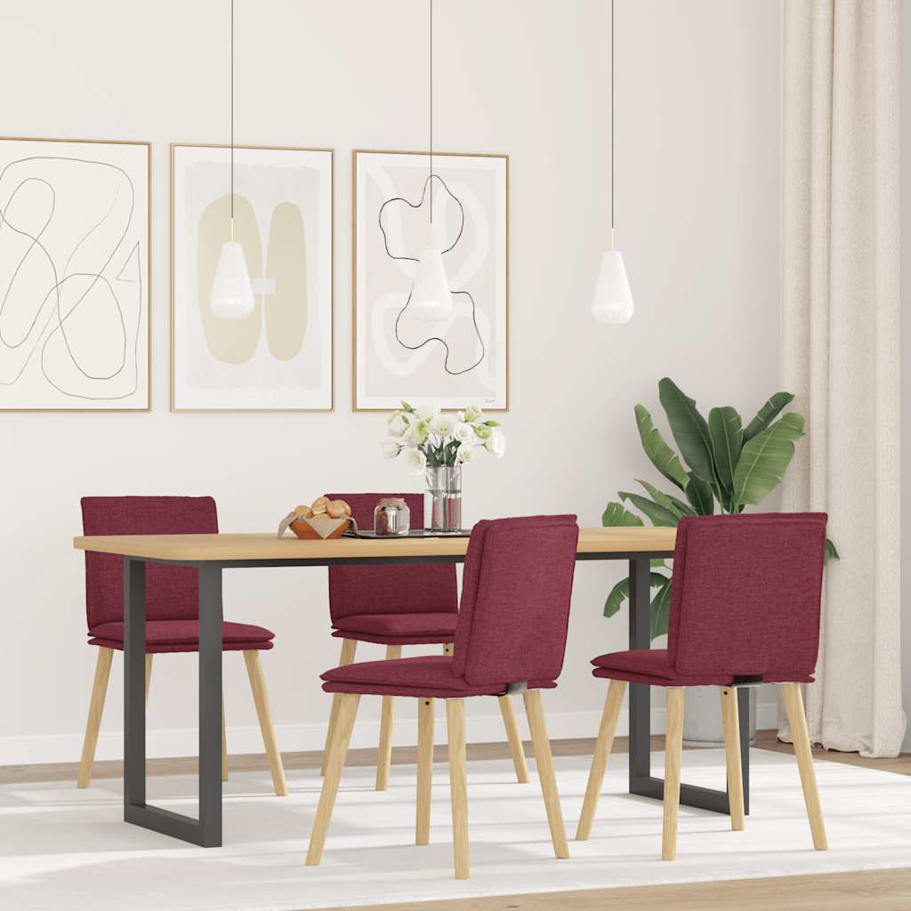 Sillas De Comedor 2 Unidades Tela