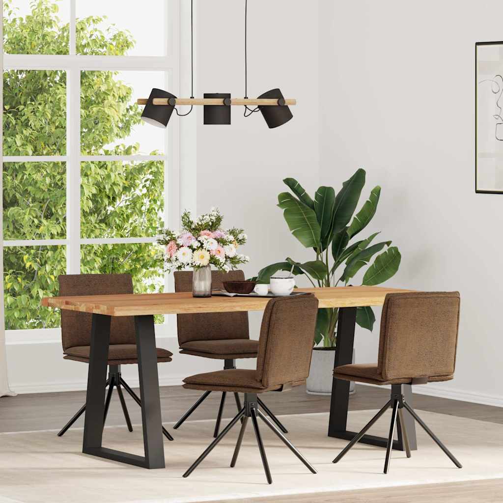 Silla De Comedor Cuero Gamuza Verde Militar