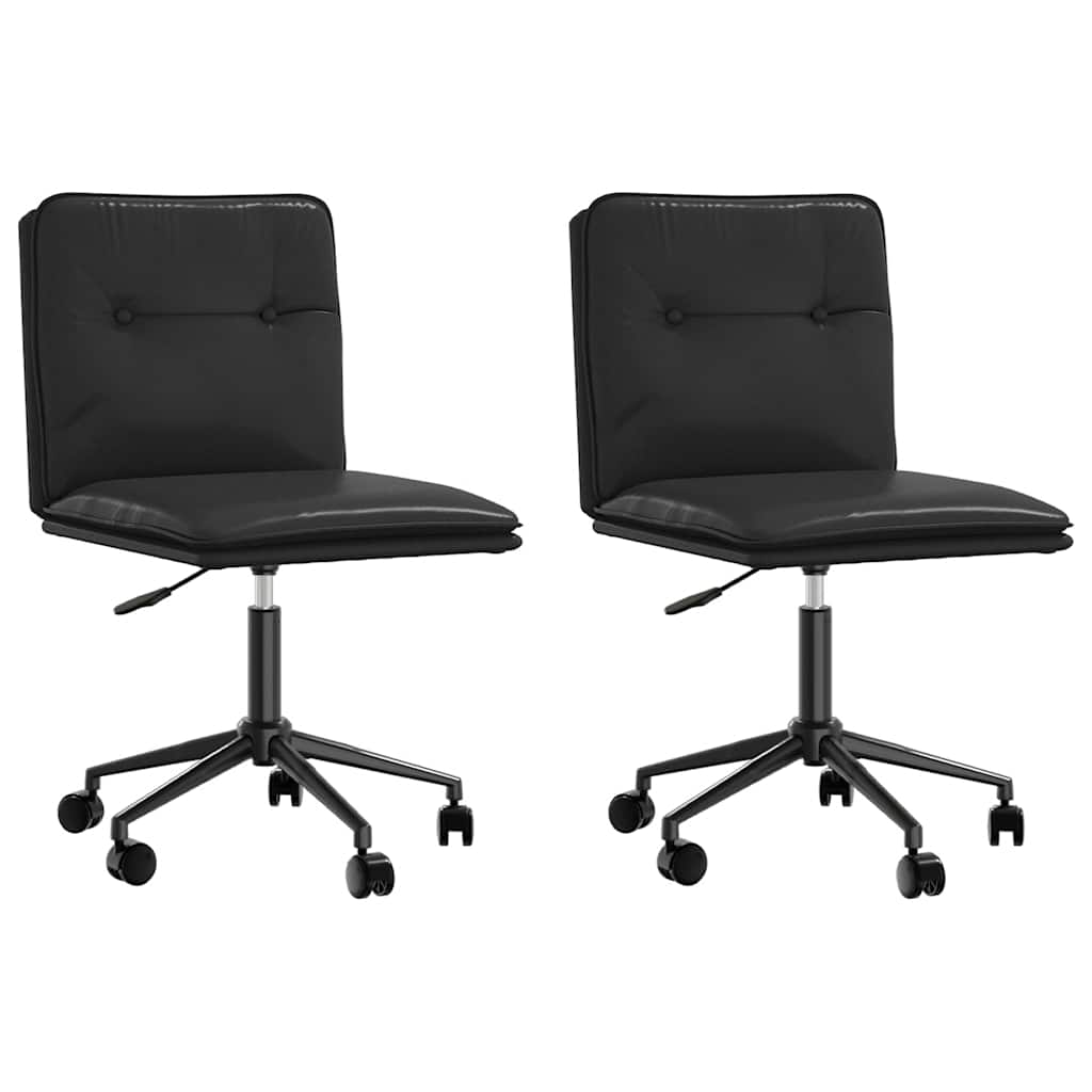 Sillas De Comedor 2 Unidades Cuero Sintético