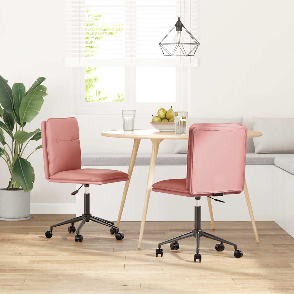 Sillas De Comedor 2 Unidades Cuero Sintético