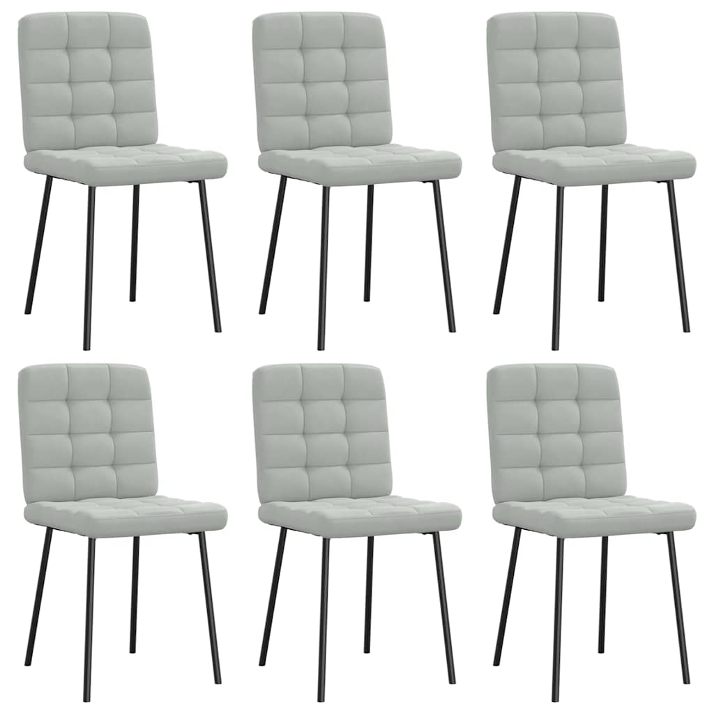 Sillas De Comedor Giratorias 6 Uds Terciopelo