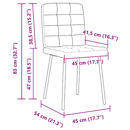 Sillas De Comedor Giratorias 6 Uds Terciopelo