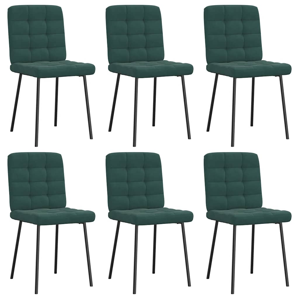 Sillas De Comedor Giratorias 6 Uds Terciopelo