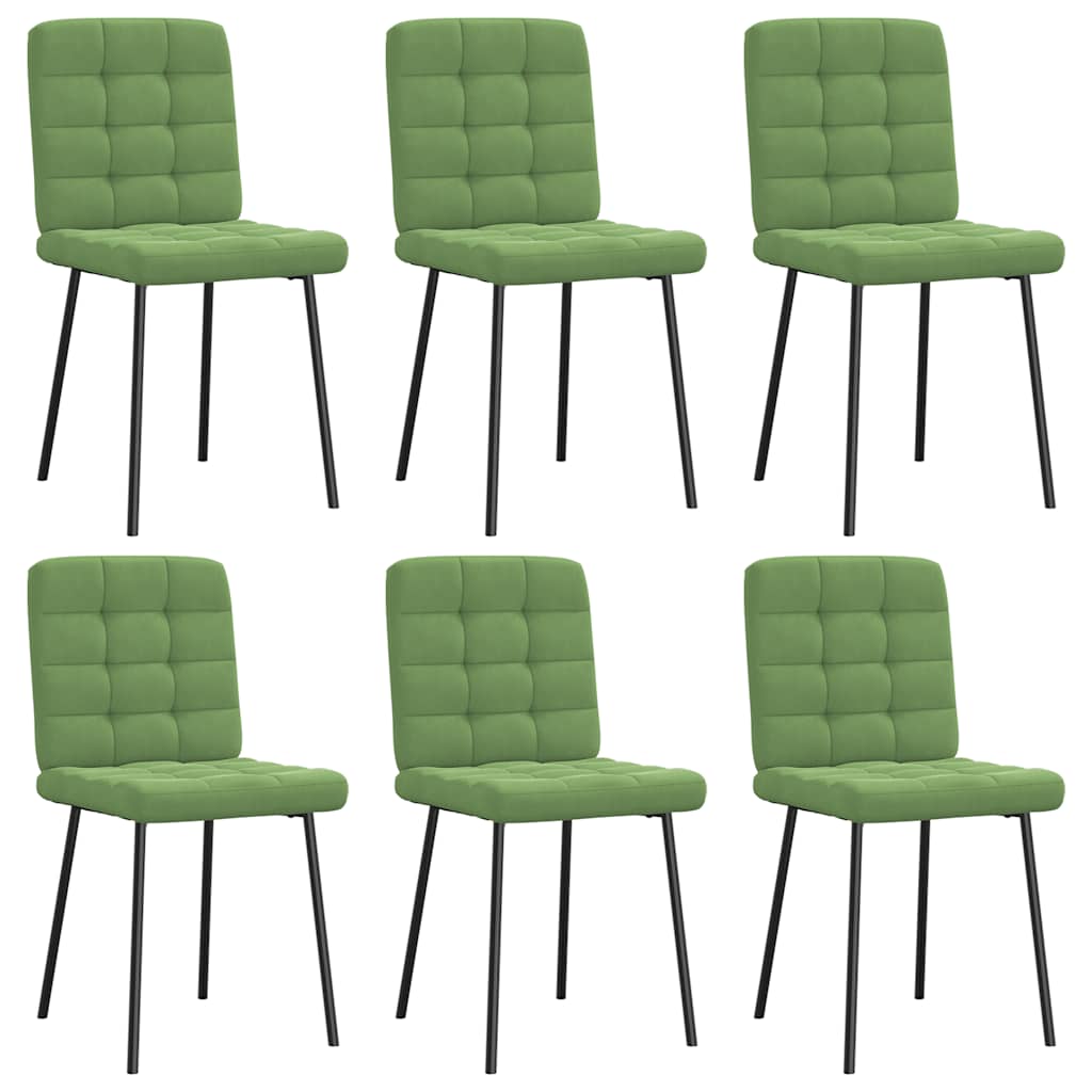 Sillas De Comedor Giratorias 6 Uds Terciopelo
