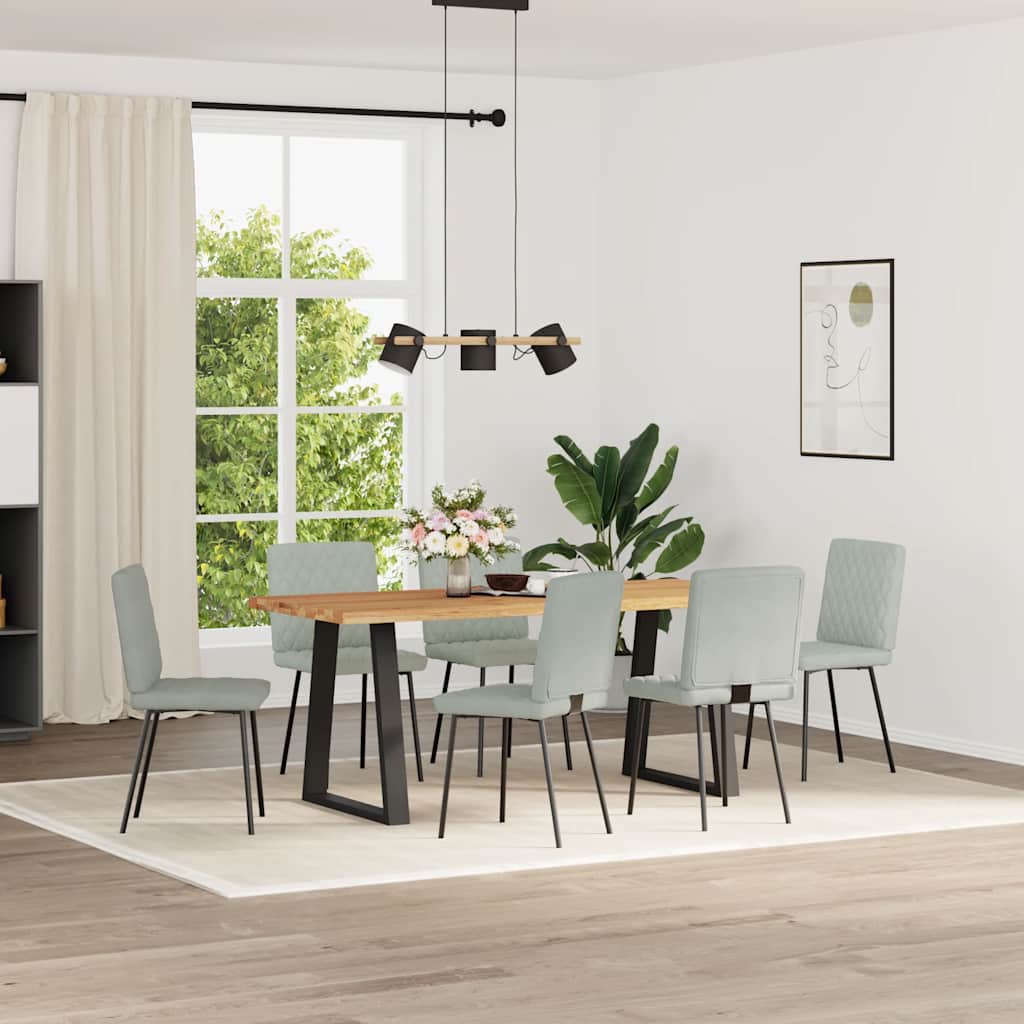 Sillas De Comedor Giratorias 6 Uds Terciopelo