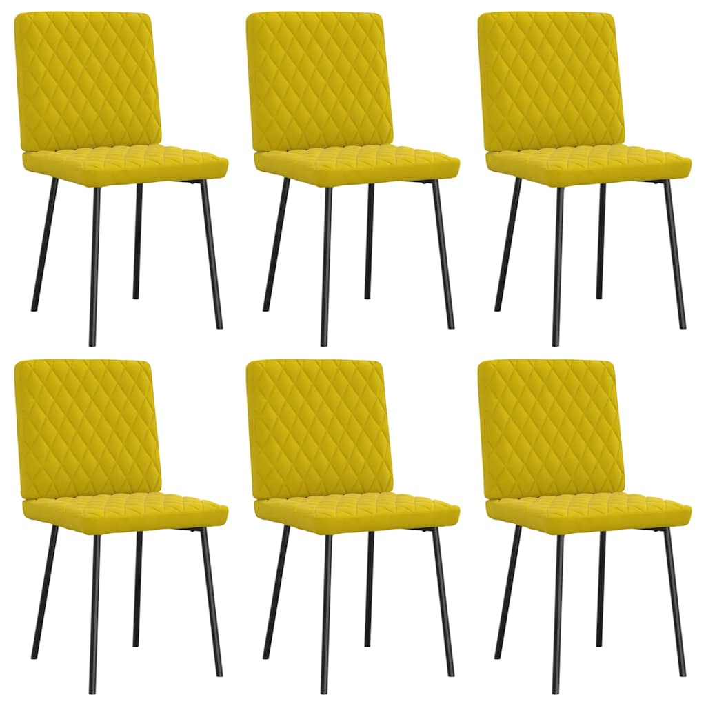 Sillas De Comedor Giratorias 6 Uds Terciopelo