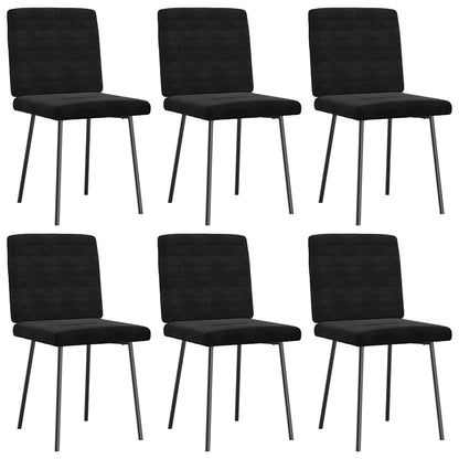 Sillas De Comedor 6 Unidades Terciopelo