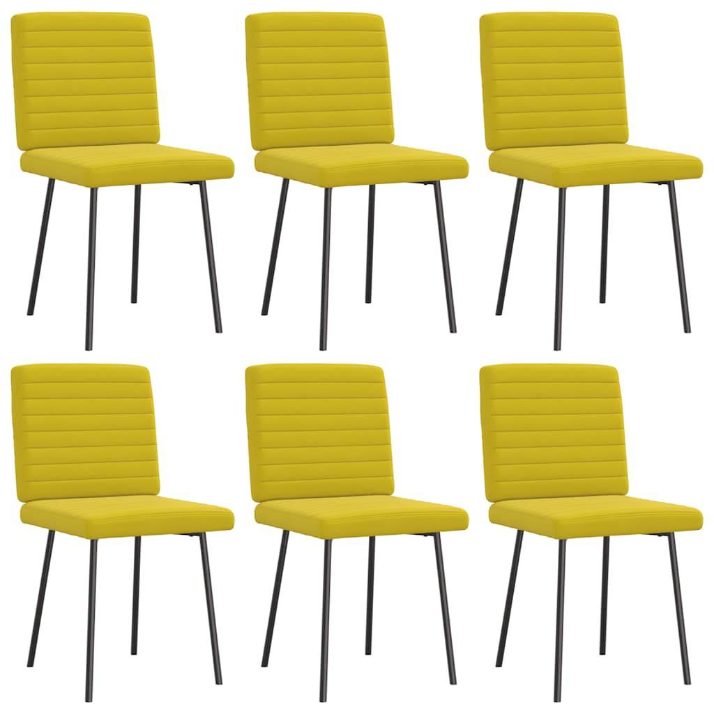 Sillas De Comedor 6 Unidades Terciopelo