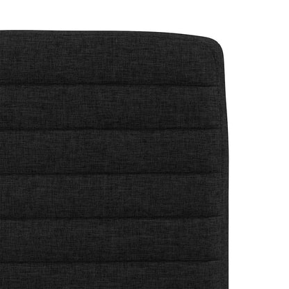 Sillas De Comedor Giratorias 6 Unidades Tela Negras