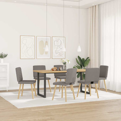 Sillas De Comedor Giratorias 6 Unidades Tela Negras
