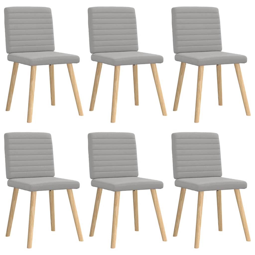 Sillas De Comedor Giratorias 6 Unidades Tela Negras