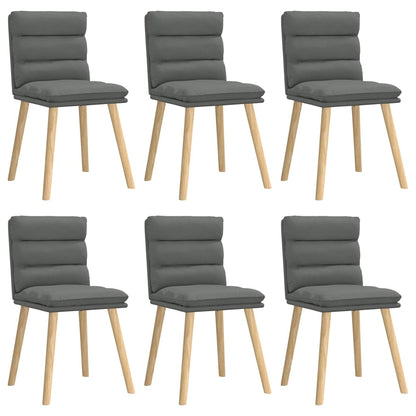 Sillas De Comedor 6 Unidades Tela
