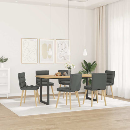 Sillas De Comedor 6 Unidades Tela