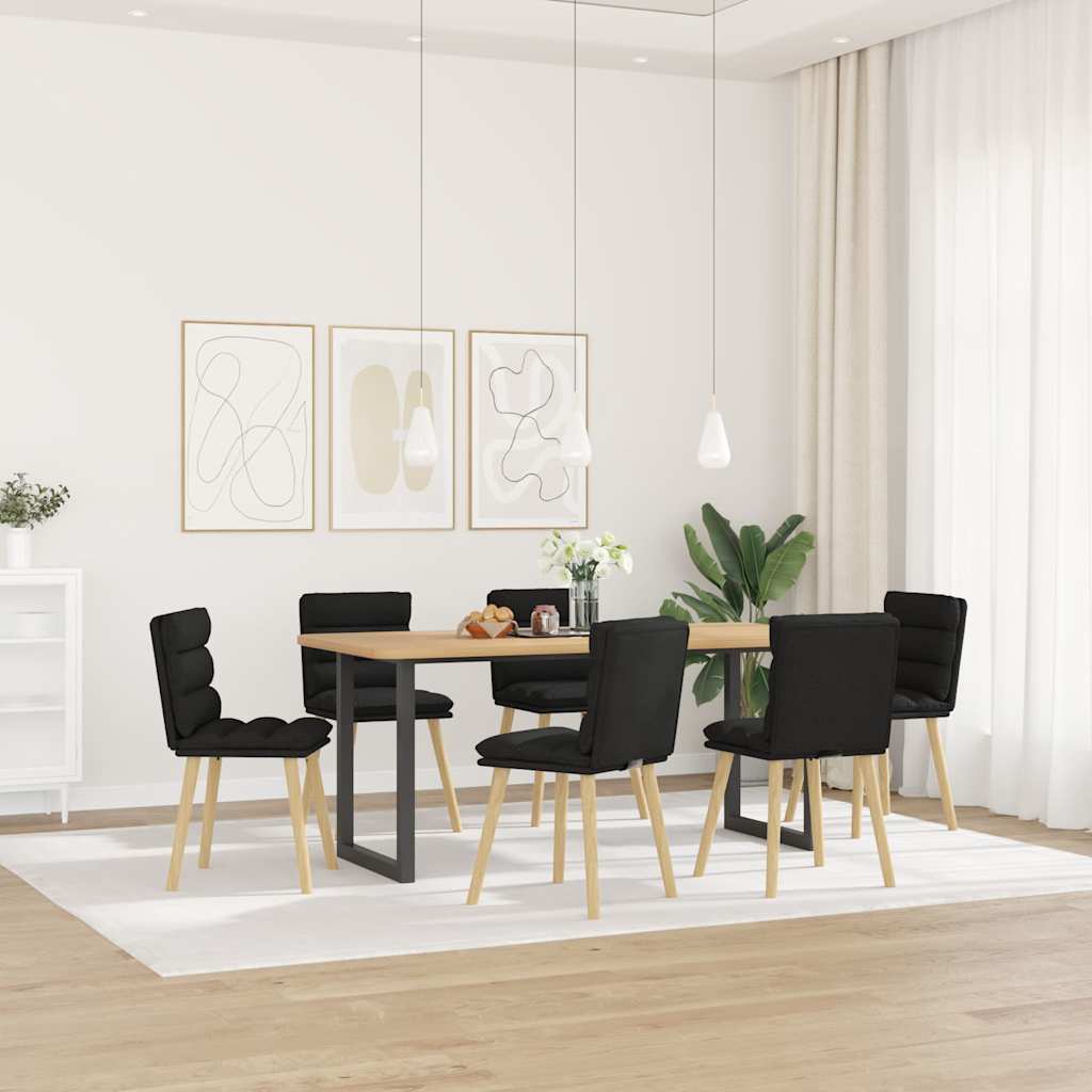 Sillas De Comedor 6 Unidades Tela