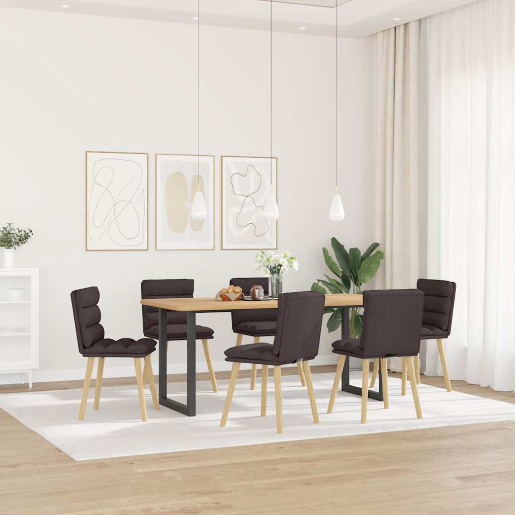 Sillas De Comedor 6 Unidades Tela