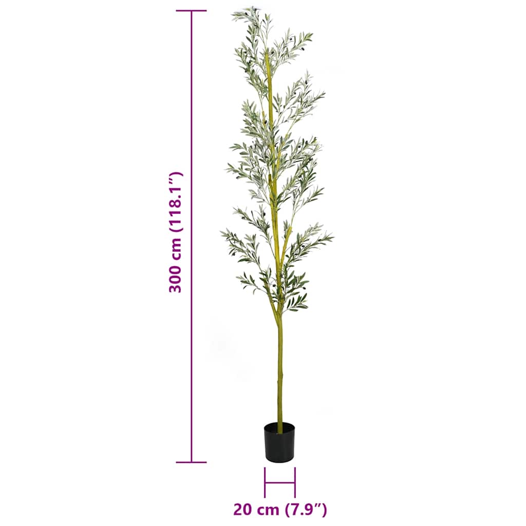 Árbol De Olivo Artificial Con 1000 Hojas Verde