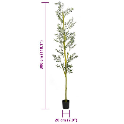 Árbol De Olivo Artificial Con 1000 Hojas Verde