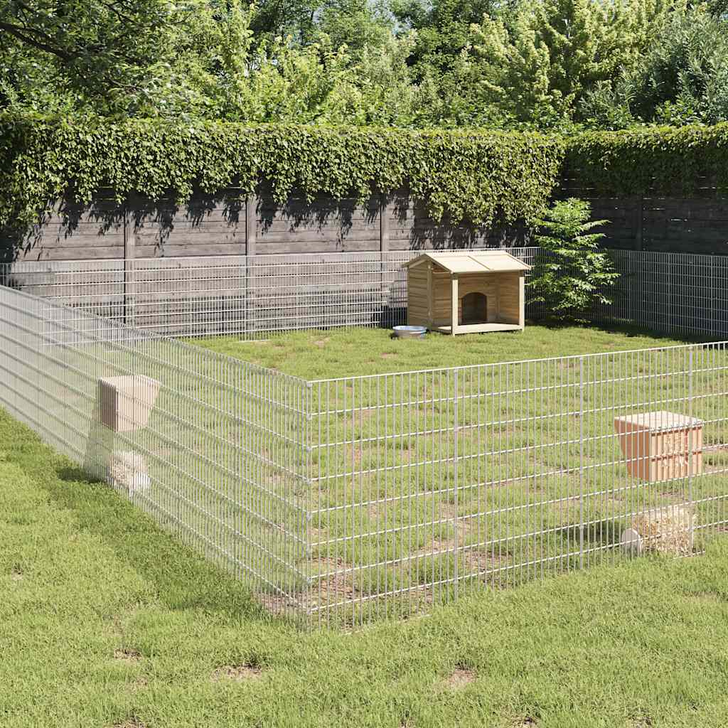 Recinto Corral Animales 48 Paneles Hierro Galvanizado