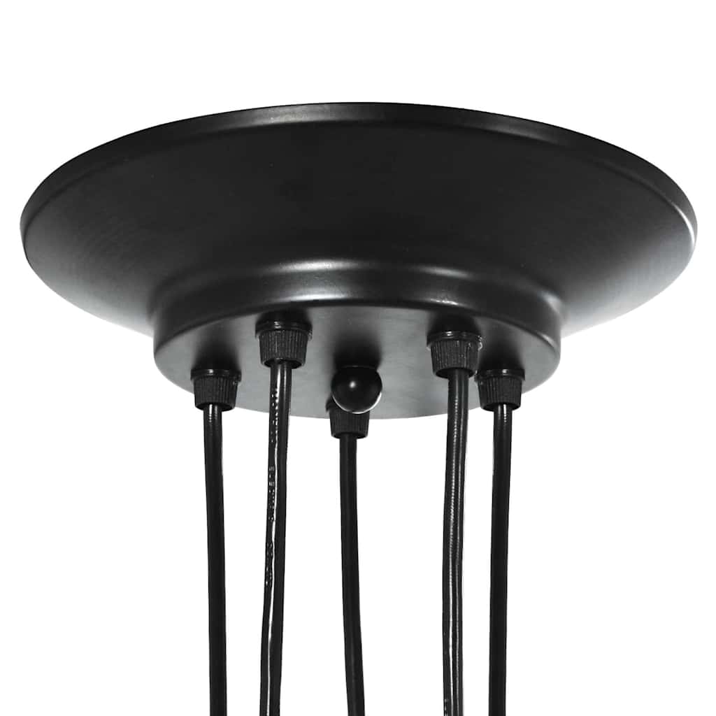 Lámpara Colgante E27 Metal Negro