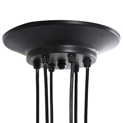 Lámpara Colgante E27 Metal Negro