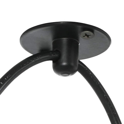 Lámpara Colgante E27 Metal Negro
