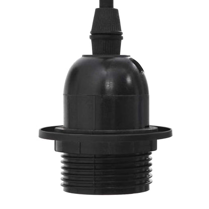 Lámpara Colgante E27 Metal Negro