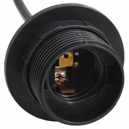Lámpara Colgante E27 Metal Negro