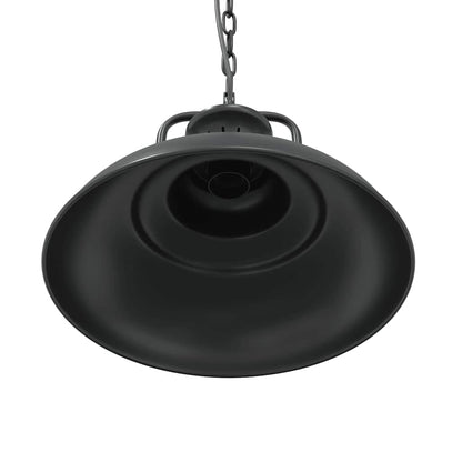 Lámpara Colgante E27 Negra Ø 31 Cm Hierro