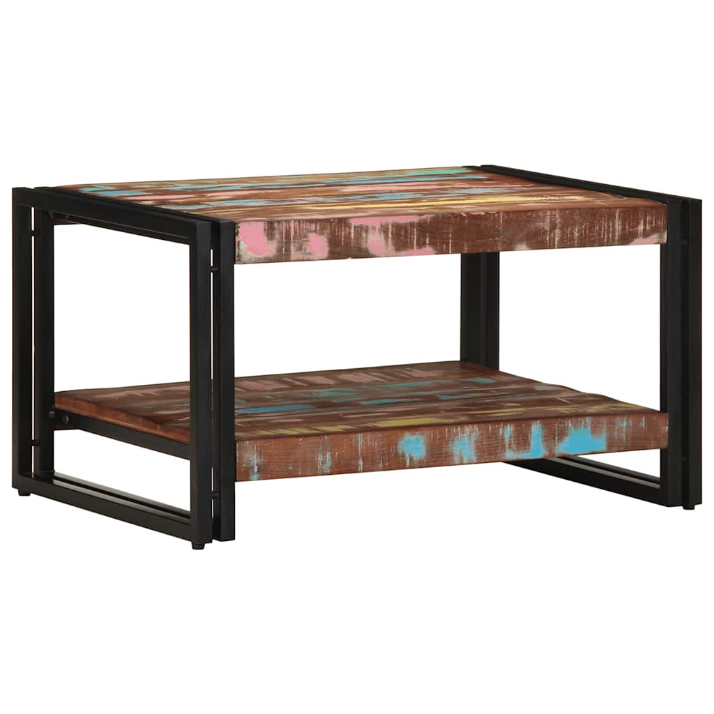 Mesa De Centro Multicolor 70X50X38 Cm