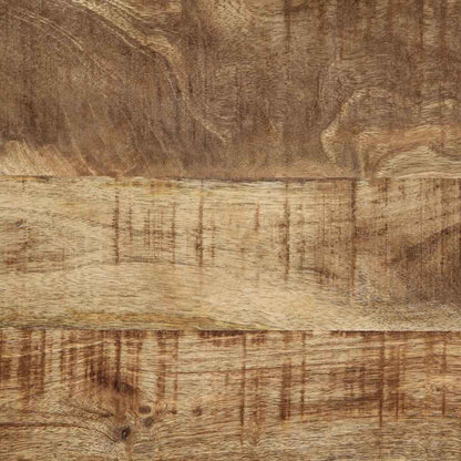 Mesa De Café Marrón Madera De Mango Maciza