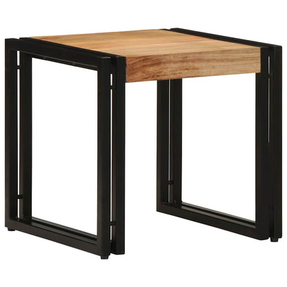 Mesa De Café Marrón Madera De Acacia Sólida