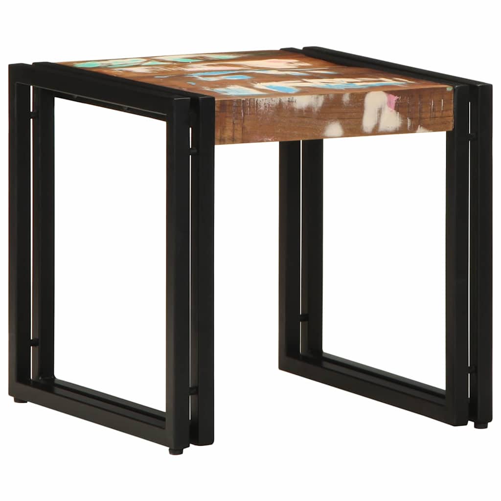 Mesa De Café Madera Sólida Recuperada