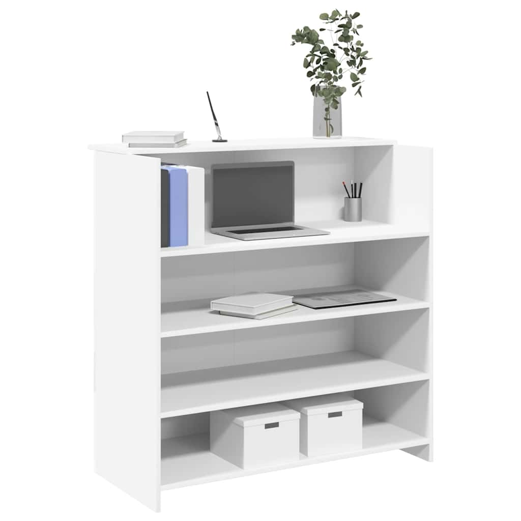 Escritorio De Recepción Roble 100X50X103,5 Cm Madera De Ingeniería