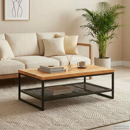 Mesa De Centro De 110X60X35 Cm
