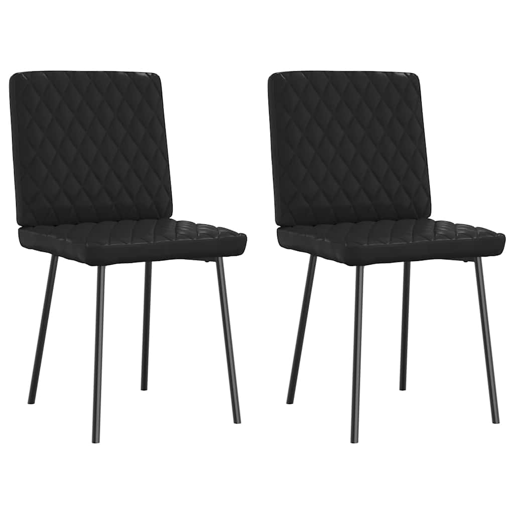 Sillas De Comedor 2 Unidades Cuero Sintético