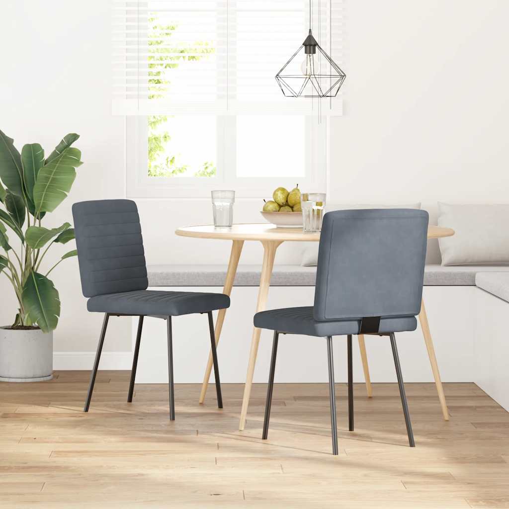 Sillas De Comedor 6 Unidades Terciopelo