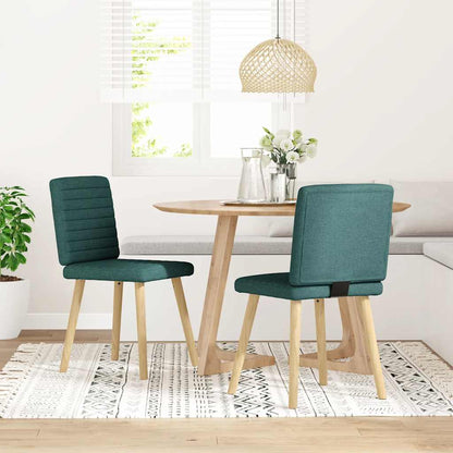 Sillas De Comedor Giratorias 6 Unidades Tela Negras