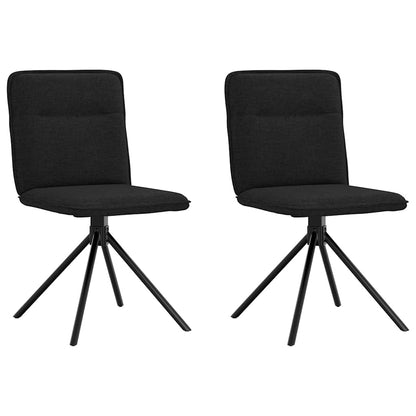 Sillas De Comedor 2 Unidades Tela Rojo Tinto